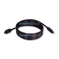 thumbnail image 4 of SatelliteSale DIGITAL TOSLINK SPDIF Audio Cable de fibra óptica PVC Cordón negro (10 pies) SatelliteSale  1P10FTOPT, 4 of 6
