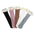 thumbnail image 3 of Nuevos Calcetines Para Bebés Y Niñas, Calcetines Hasta La Rodilla Para Niños, Medias Midi De Algodón Con Encaje Para Uso Diario Advancent  BA001156-06, 3 of 6