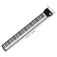 thumbnail image 2 of TAILTOSS Piano De Rollo Portátil Con Y Material De Silicona Para Uso En Viajes Y Práctica Musical, 2 of 8