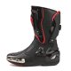 thumbnail image 1 of Zeozoom Botas De Equitación Para Motocicleta, Botas De Cuero Para Mujeres Y Hombres, Protección Antideslizante, Deportes De Carreras (Negro, Hombres Adultos, 11 Numéricos, Sistema De Tallas De Calzado, 1 of 5