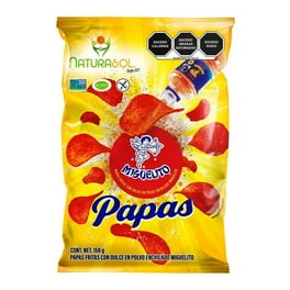 Papas fritas Naturasol Miguelito con dulce en polvo enchilado 150 g