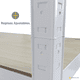 thumbnail image 3 of Estante Anaquel Organizador Laminado Stock & Lock 5 Niveles Color Blanco  Multiusos Ajustable, 3 of 7
