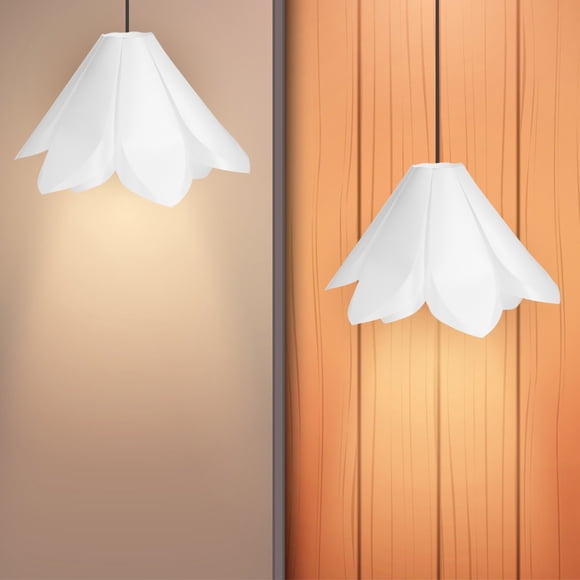 COOPHYA Pantalla De Lily Flower Para Decorar Con Instalación Fácil
