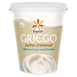 Yogurt Yoplait Griego natural endulzado extra cremoso 650 g