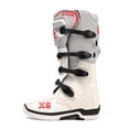 thumbnail image 1 of Botas de Moto Todo Clima: Confort Total & Aventura Sin Límites! Impermeables Viaje & Off-Road - Hombres y Mujeres, Blanco-40, 1 of 30