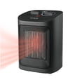 thumbnail image 1 of Calefactor portátil eléctrico, 2 niveles de calor, Termostato ajustable hasta 35°C, Calenton de Aire circulante con resistencia y ventilador, Calentador alta potencia de calor 1500W EUROGAR EUCAL02, 1 of 6
