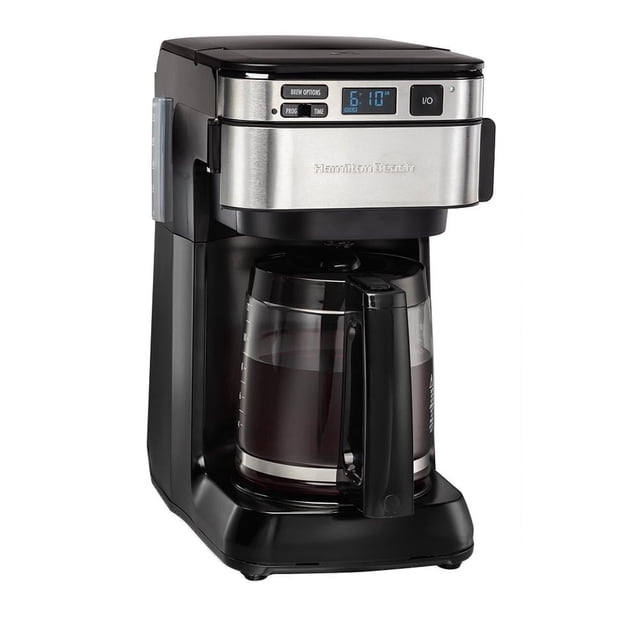 Cafetera Digital Hamilton Beach 12 Tazas Acero Inoxidable