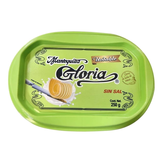 Mantequilla Gloria sin sal untable 250 g