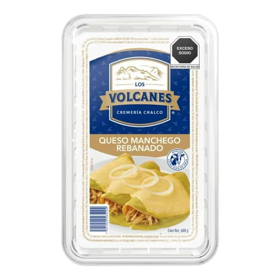 Queso manchego Los Volcanes Rebanado 400 g
