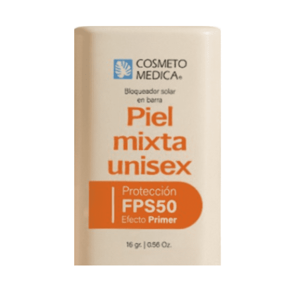 Bloqueador Solar En Barra Piel Mixta Fsp50 Efecto Primer Cosmetomedica