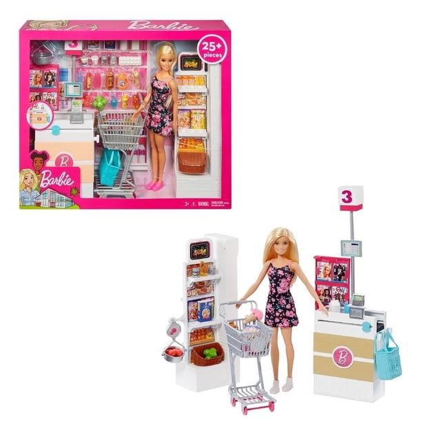Set de Juego Barbie Mattel Supermercado