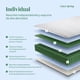 thumbnail image 4 of Colchon 16cm resortes Individual Blanco, 4 of 7