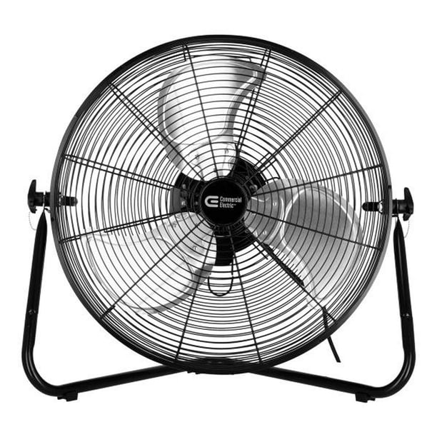 ventilador de piso 20 pulgadas metal commercial electric