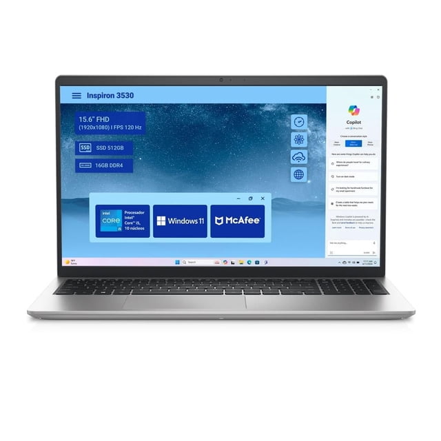 Laptop Dell Inspiron 3VTFJ 16GB 512GB SSD Ci5 3520 1334U 10 núcleos