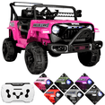 thumbnail image 1 of Camioneta montable JOYKOO eléctrica 93 cm rosa Control remoto 12V, 1 of 8