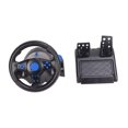 thumbnail image 3 of Volante de juego Rotación de 180° 7 en 1 Vibración USB Racing Game Wheel con pedal para PS4 PC, 3 of 8