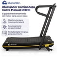 thumbnail image 2 of Caminadora Curva Plegable Bluelander con Pantalla Digital, Velocidad 22 km/h, Desacelerador Inteligente con Soporte para Teléfono y Ruedas de Transporte, 2 of 7