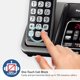 thumbnail image 3 of Teléfono inalámbrico Panasonic KX-TGD664M con Bluetooth - Negro x4, 3 of 5