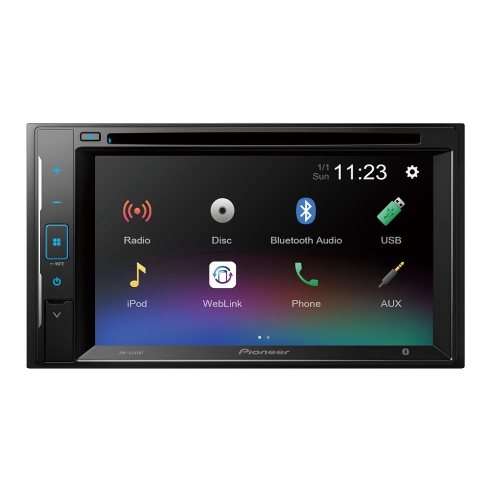 Autoestéreo Pioneer con Pantalla AVH-A245BT Negro