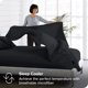 thumbnail image 4 of Bare Home Sábanas Planas Ultra Suaves - Colección Premium 1800 - Doble Cepillado - King, Color Negro, 4 of 6