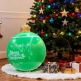 thumbnail image 5 of Bola inflable grande de Navidad | Adorno navideño de PVC de 66 cm para jardín y fiestas en interiores | Decoración festiva colgante con diseño impermeable, 5 of 5
