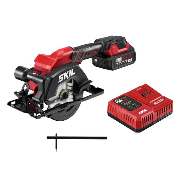 Sierra circular Skil PWRCORE 20 sin escobillas 20V 6,000 RPM 2.0Ah