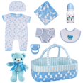 thumbnail image 1 of Set de ropa para muñecas Reborn BABESIDE para 43 a 56 cm con capazo, 1 of 7