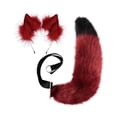thumbnail image 2 of Orejas de Zorro Sunnimix Faux Tail Furry Halloween, 2 of 7