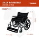 thumbnail image 5 of Silla de Ruedas Bariátrica Magnimed 22 pulgadas Negro Soporta hasta 120kg, 5 of 7