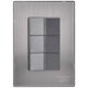 thumbnail image 1 of Placas de Pared Inoxium3EOxford 1Pza Apagador Escalerax3 125-250VCA 10A 50/60Hz Plateado/Oxford Acero Inoxidable/PC., 1 of 3