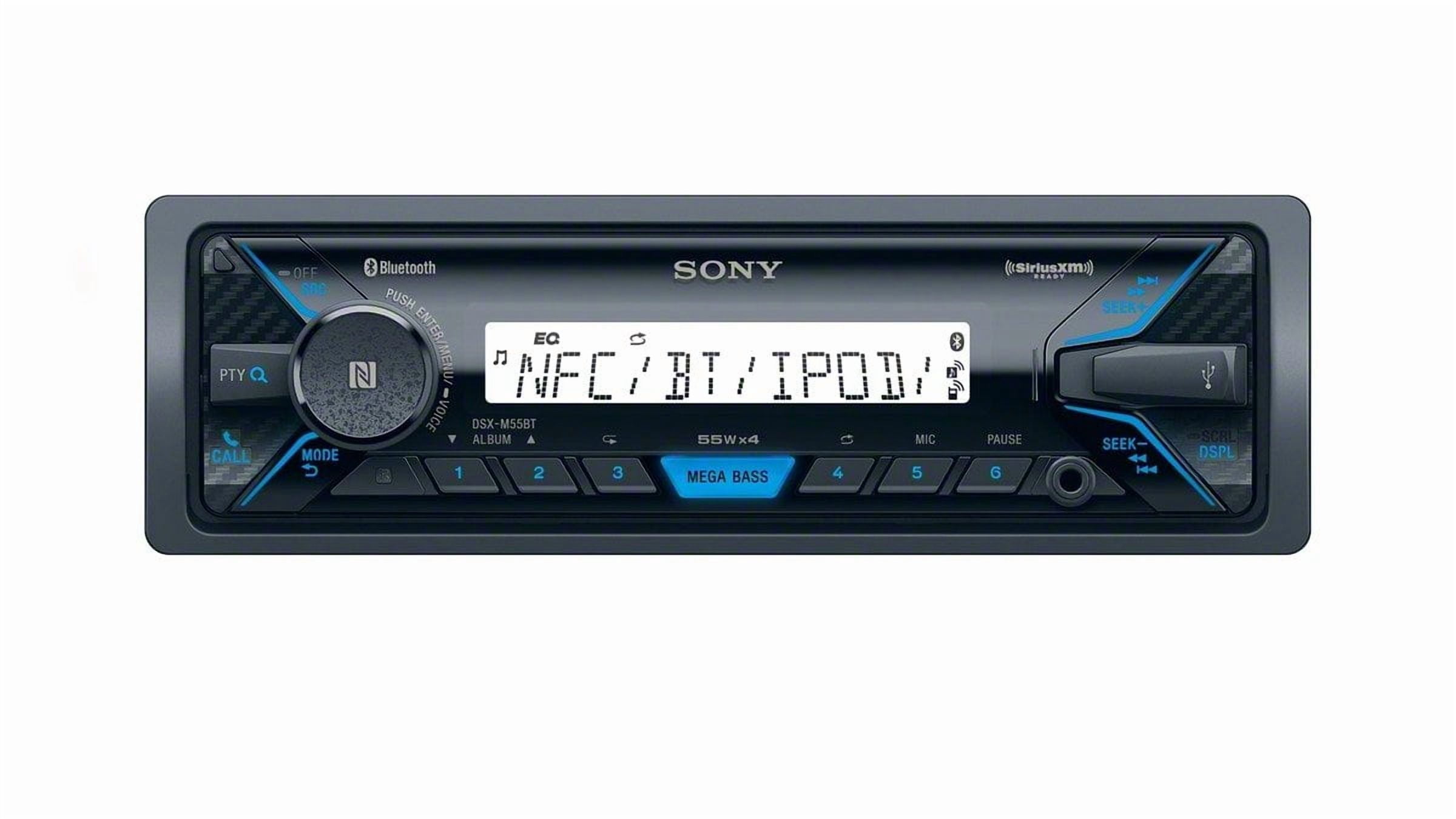 Receptor estéreo Bluetooth Digital Media Sony DSXM55BT