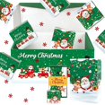 thumbnail image 2 of MTBLYS Caja sorpresa navideña para dinero | 1 caja plegable para dinero con bolsa de regalo | Soporte para billetes navideño DIY | Adorno navideño festivo de Papá Noel con diseño de escena nevada, 2 of 8