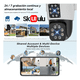 thumbnail image 3 of Camera 10mp 360° Wifi Hd Ip66 Vision Nocturna Belug, Blanco, 3 of 5