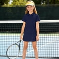 thumbnail image 4 of Conjunto de 3 piezas para niños y niñas: blusa de manga corta, uniforme escolar, camiseta deportiva, suave, transpirable, informal y bonita, como se muestra en la imagen, paquete de 3, de 2 a 15 años., 4 of 5