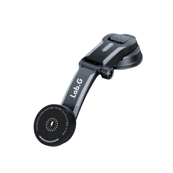 Cargador De Coche Inalámbrico Base Soporte De Teléfono 3en1 Lab.G Negro