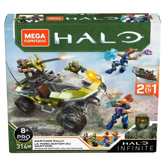 Set de Construcción Mega Construx Halo Warthog Chase