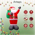 thumbnail image 3 of Inflable de Navidad Navideño SANTA CLAUS Artego MEGA gigante con led 4m, 3 of 8