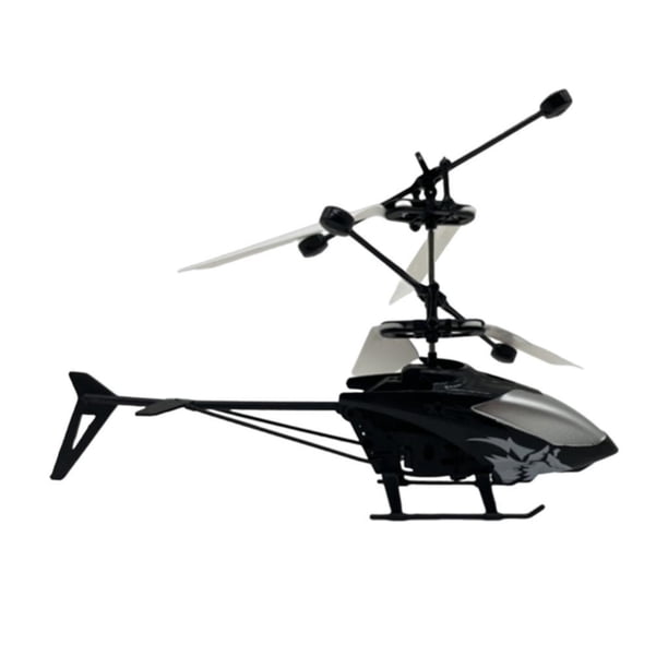 Helicóptero de inducción de juguete, avión de juguete, 2 canales, educativo, resistente a caídas, USB, avión Lobo