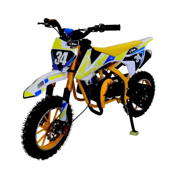 Motocicleta Infantil Shahoma  NTS01 Premium XTM Motocross 49cc Amarilla