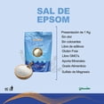 thumbnail image 3 of Sal de Epsom Sulfato de Magnesio 1 kg Granalia, 3 of 13