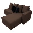 thumbnail image 4 of Sala esquinera Modular EL BAZAR STORE Orlando Chocolate 200x160 cm Moderna en esquina, 4 of 7