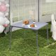 thumbnail image 1 of HOMYLIN Mesa Plegable de Patio, Mesa de Campismo Cuadrada Impermeable y portátil 86X86Cm Mesa de Picnic Cuadrada Plegable Portátil para Camping, Partido,Exterior, Gris, 1 of 5