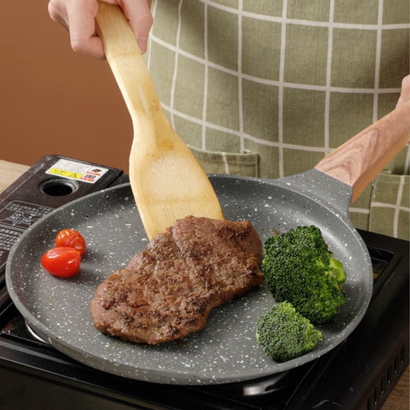 Sartén antiadherente | Batería de cocina de inducción de 20 cm | Sartén de chef de acero inoxidable para tortillas y freír | Apto para lavavajillas y fácil de limpiar | 1 pieza
