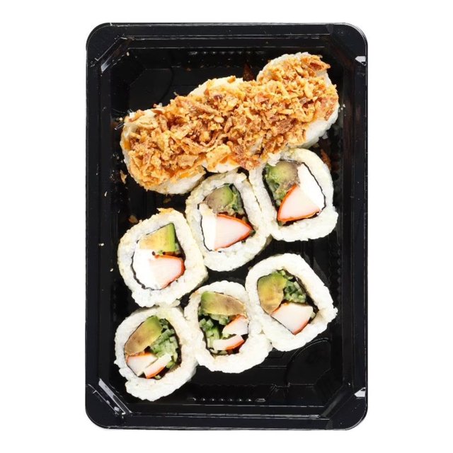 Sushi Happy Tokyo Rollos Clásicos California Cheese Cali y Crunch Cali 9 pzas