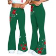 thumbnail image 2 of TaTaai Women's Loose Comfortable Flared Wide Leg Yoga Pants Fashion Casual Sports Fitness Trousers Soft Breathable All Match Daily Wear Gift, 2 of 7