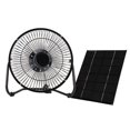 thumbnail image 2 of Ventilador de Energía Solar de Hierro Múltiple, Ventilador de Escape Solar USB, Para Invernadero de Pollo Para Perros, 2 of 7