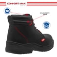 thumbnail image 3 of Zapato de Seguridad Tigo by WSM, Ergonómico y muy ligero. Con casquillo de Policarbonato. Bota Industrial. Es un calzado de trabajo antiderrapante. Est. 9005-M Tigo  9005M-NGO250, 3 of 7