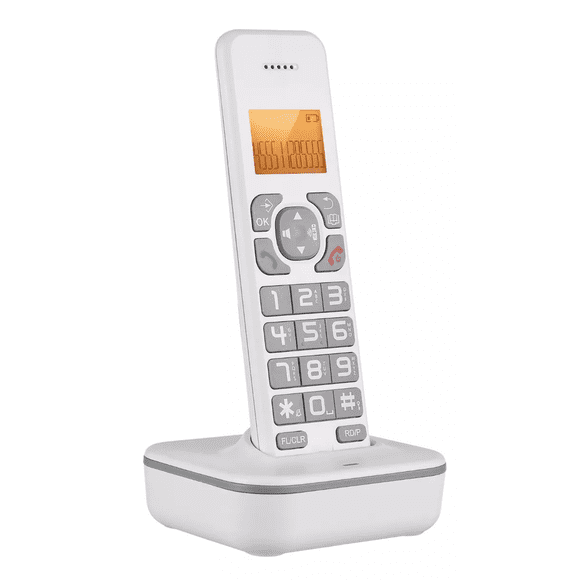Teléfono Inalámbrico Con Contestador Automático Blanco