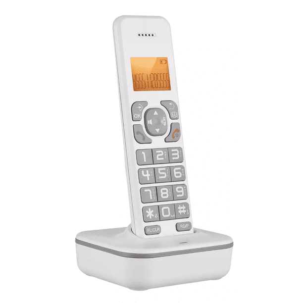 Teléfono Inalámbrico Con Contestador Automático Blanco