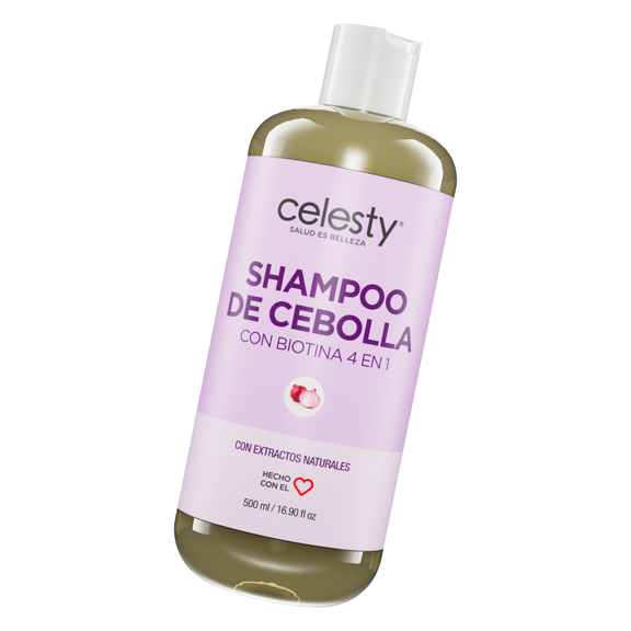 Shampoo De Cebolla Con Biotina Celesty 500ML